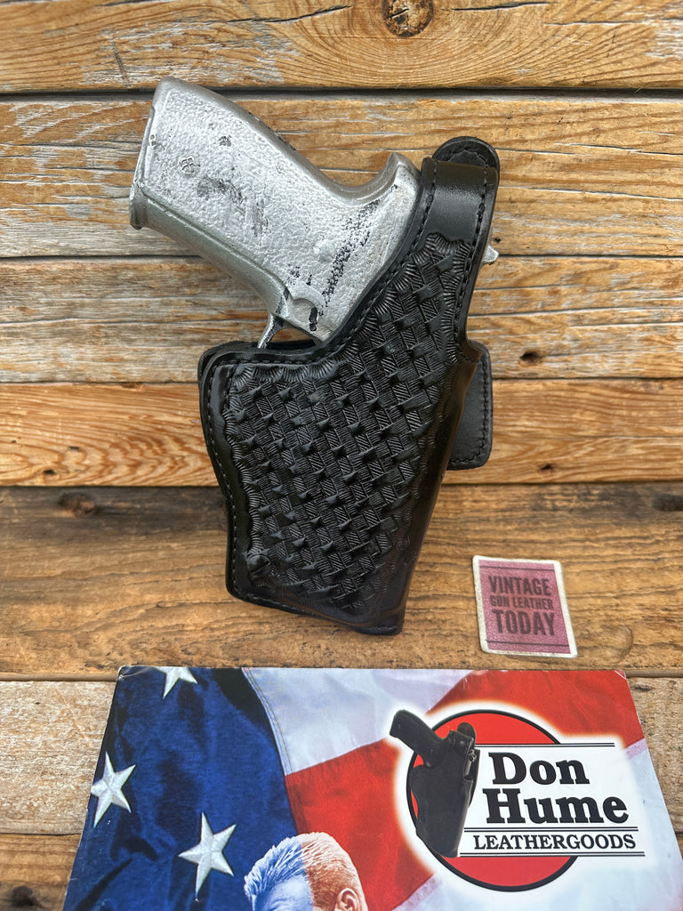 Don Hume H739 30-1 Black Basket Leather Lined Duty Holster for Sig P228 P229