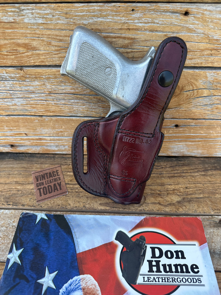 Don Hume H722 42 Saddle Brown Leather OWB Holster For Sig P230 P232