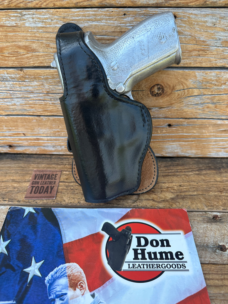 Vintage H720 30-1 Don Hume Black Leather Paddle Holster For Sig P228 P229