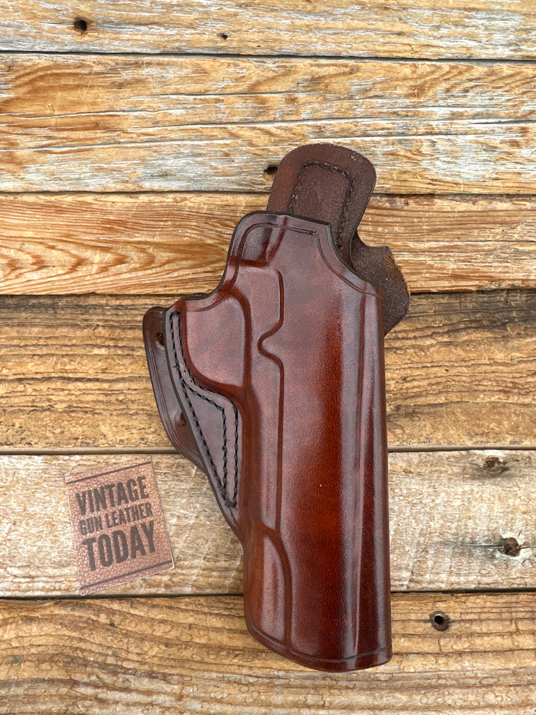 Red Nichols Berns Martin Brown Horsehide OWB Holster For Colt 45 1911 Government