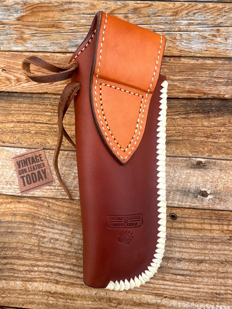 Barranti Floral Leather Laced Lined EK-NO5 OWB Holster For Colt SAA 5 1/2"