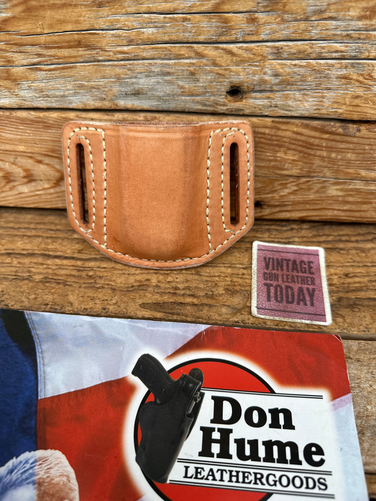 Don Hume D417 Brown Leather Open Top Magazine Carrier 200B Colt AMT Kimber P7