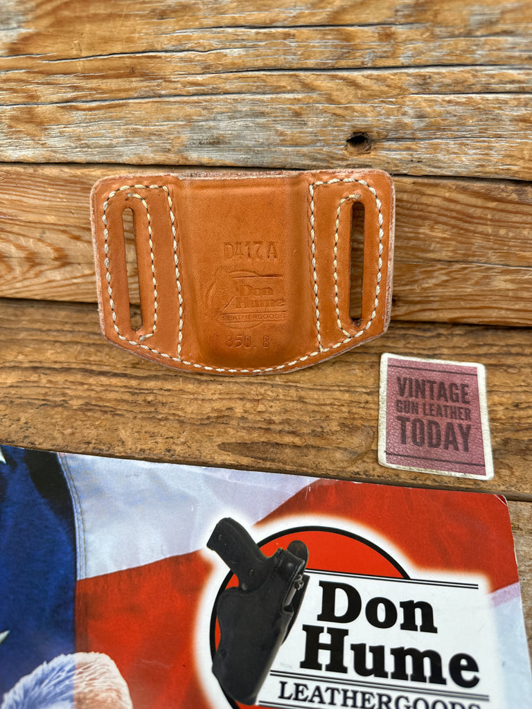Don Hume D417 Brown Leather Open Top Magazine Carrier 200B Colt AMT Kimber P7