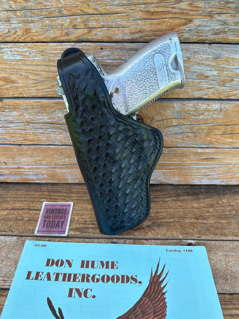 Don Hume Black H727 OWB  Holster For Heckler H&K USP 9 / .40 Basket Leather