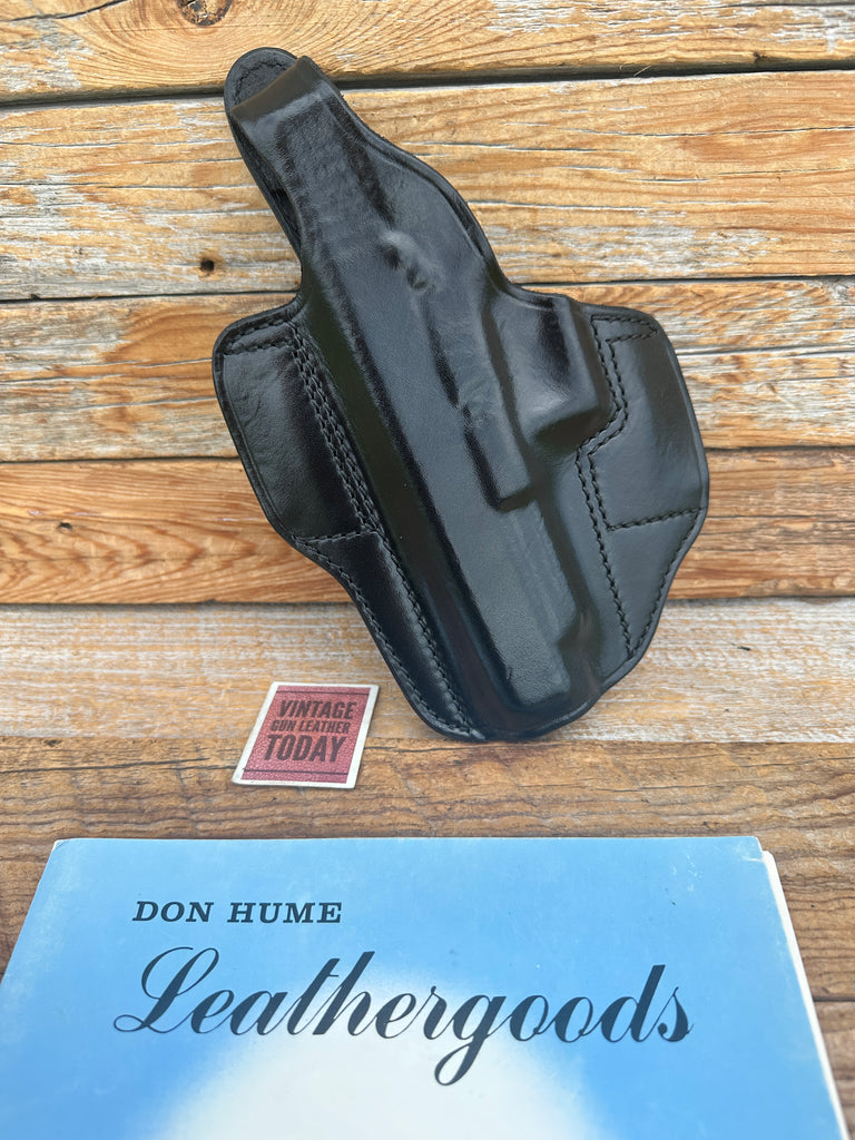 Vintage Don Hume GLOCK G34 G35 H721 Double 9 Black Leather Holster H721 36-5