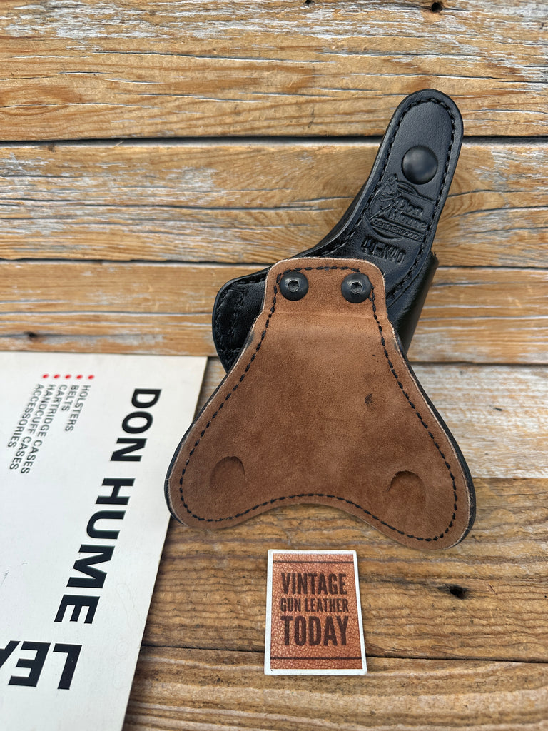 Don Hume H720 28CS Black Leather Paddle Holster For KAHR K40 P40