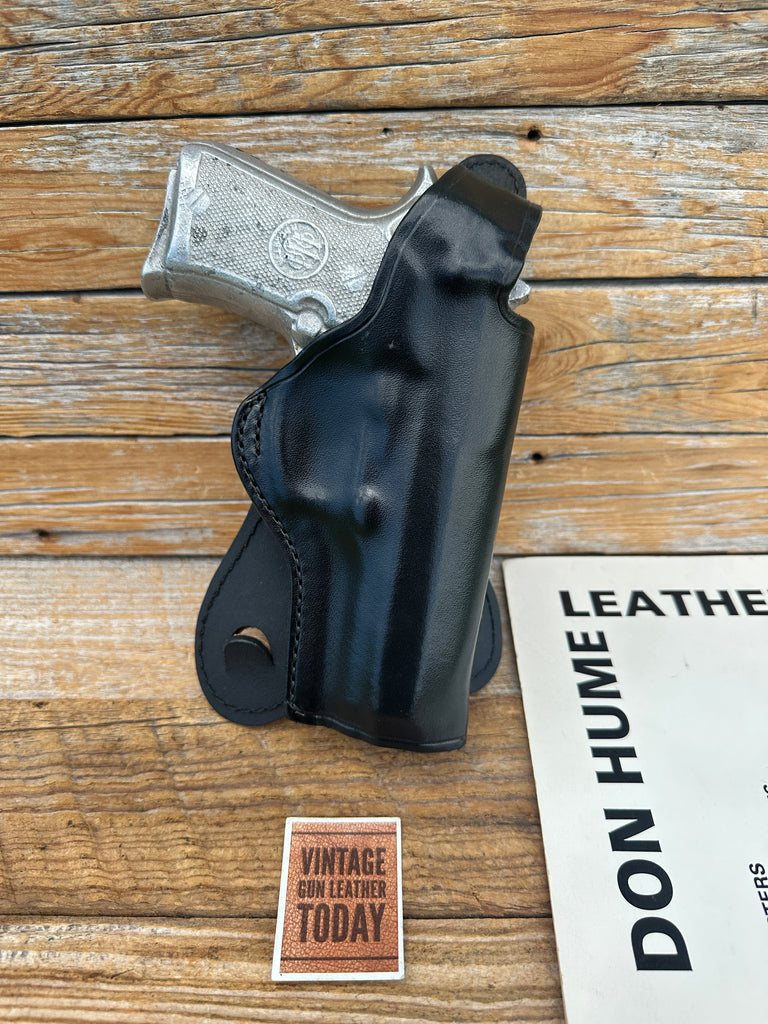 Don Hume H720 Paddle Holster Black Leather for Beretta 92 96 Centurion 92 Comp