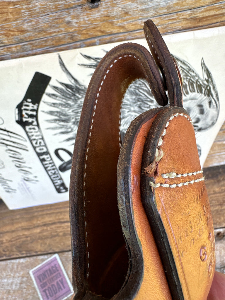 Alfonsos Brown Leather Holster For Colt Python 6 Revolver Lined S&W L 686 #4