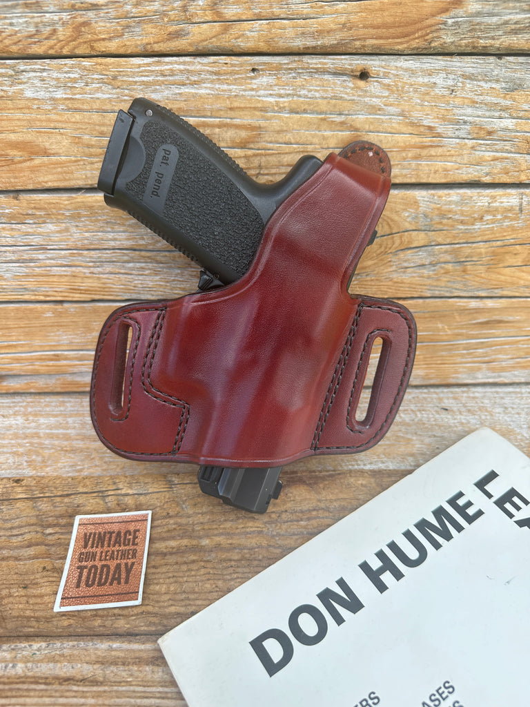 Vintage Don Hume H717 25USP C BROWN Leather OWB Holster For H&K USP 9 40 Compact