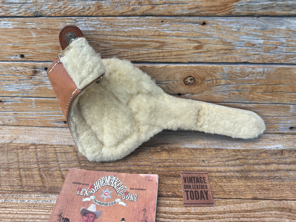 Vintage Tex Shoemaker Brown Leather Ankle Holster Rig For Sterling 400 MK II.380
