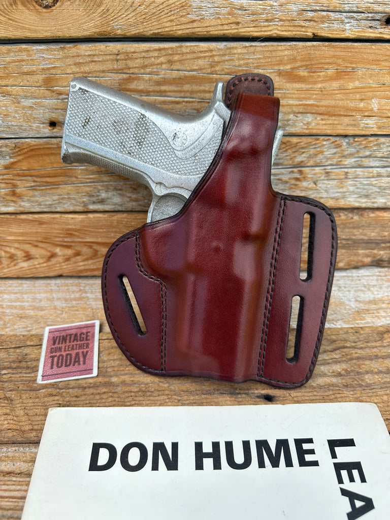 Don Hume SSCD Brown Leather 3 Slot OWB Holster for 4006 T TSW 5906 T TSW