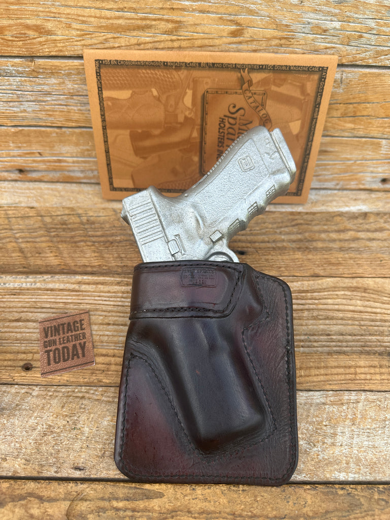 Milt Sparks IDCity Brown Leather Executives Companion Holster For GLOCK 17 22 31