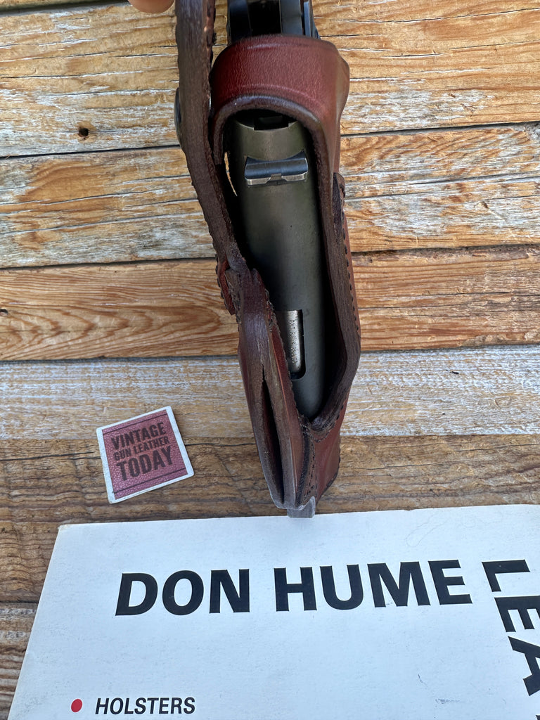 Vintage Don Hume Black Leather H726 Optics Ready Holster For Colt Commander