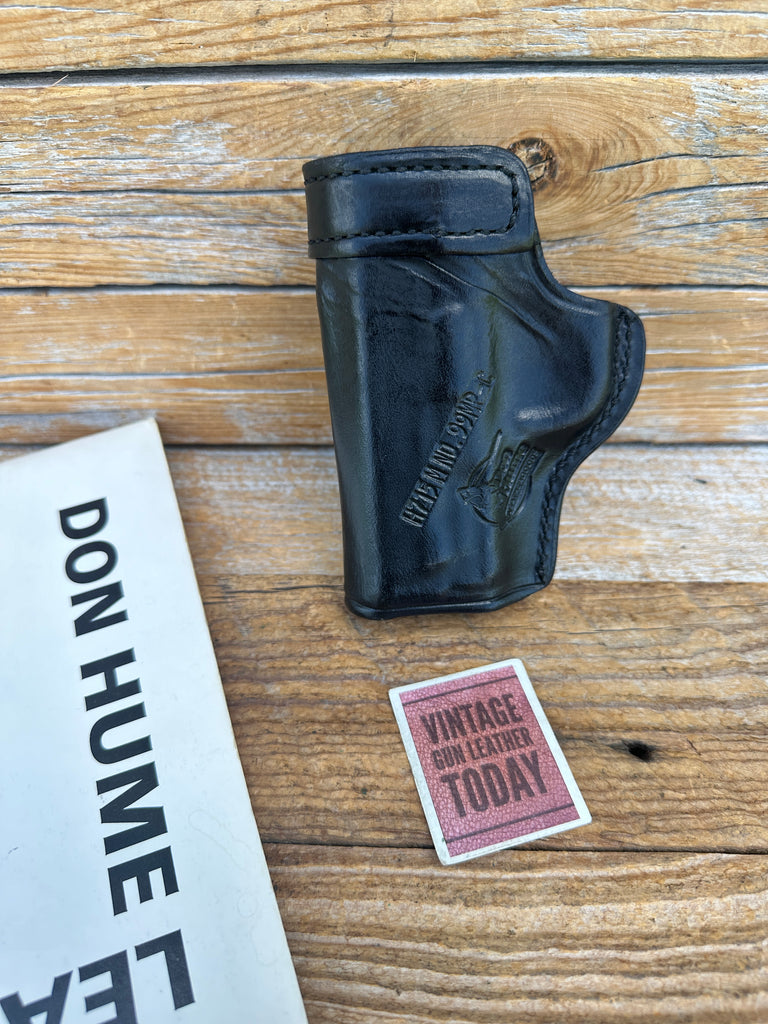 Don Hume Black Brown Leather H715 99MP-C  IWB Holster For S&W M&P 9 / 40 Compact