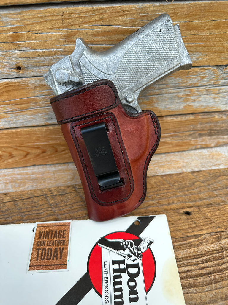 Vintage Don Hume H715  Brown Leather  IWB Holster For S&W Smith Wesson 908