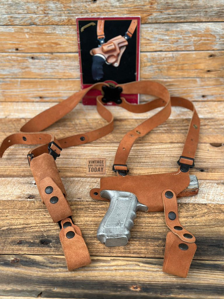 Galco Classic Lite Leather Shoulder Holster For Glock 17 22 31 19 23 32 Right