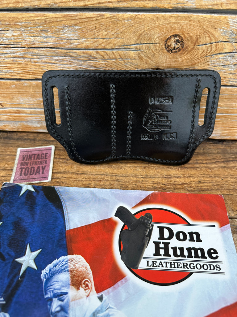 Don Hume Black Leather Chain Cuff 850B Magazine For GLOCK SIG HK XDM G3C 1  1/4