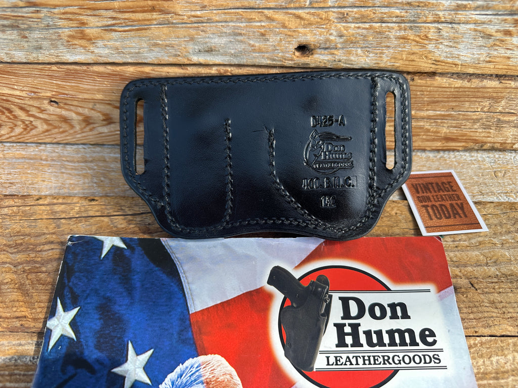 Don Hume Black Leather Chain Cuff 850B Magazine For Bersa Kel AMT .380 Sig Kahr,