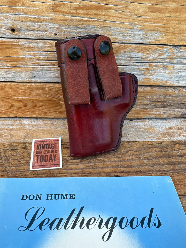 Don Hume H715 XD45 Brown Leather Open Top IWB Holster For Springfield XD 45