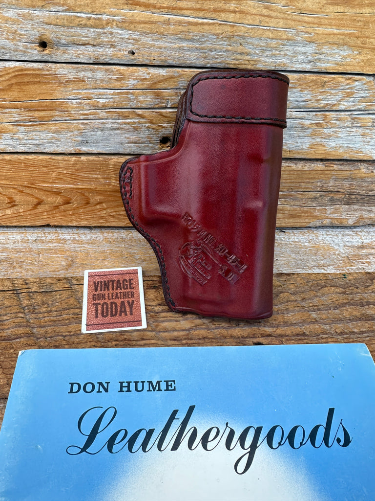 Don Hume H715 XD45 Brown Leather Open Top IWB Holster For Springfield XD 45