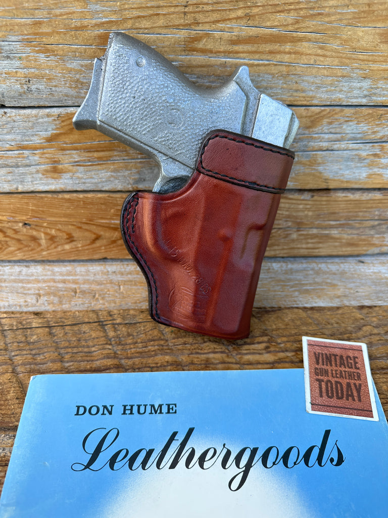 Don Hume H715 OT Brown Leather Open Top IWB Holster For S&W Chiefs Special CS9