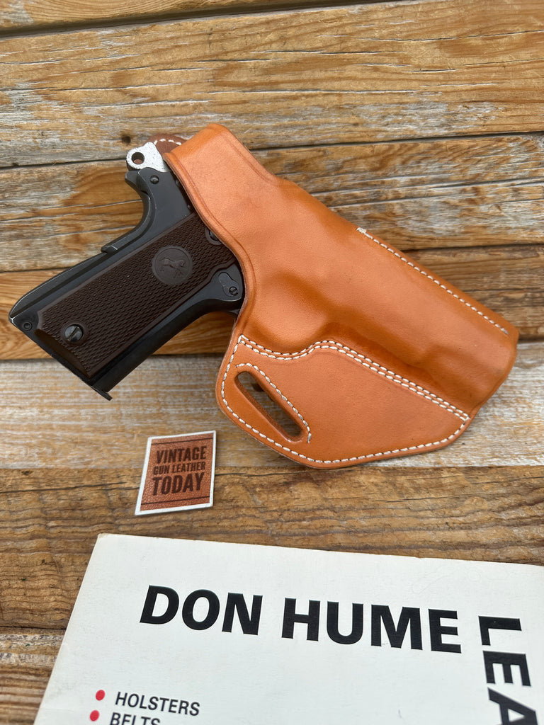 Don Hume Brown Leather Cross Holster For Colt Government Combat Elite MK V 5"