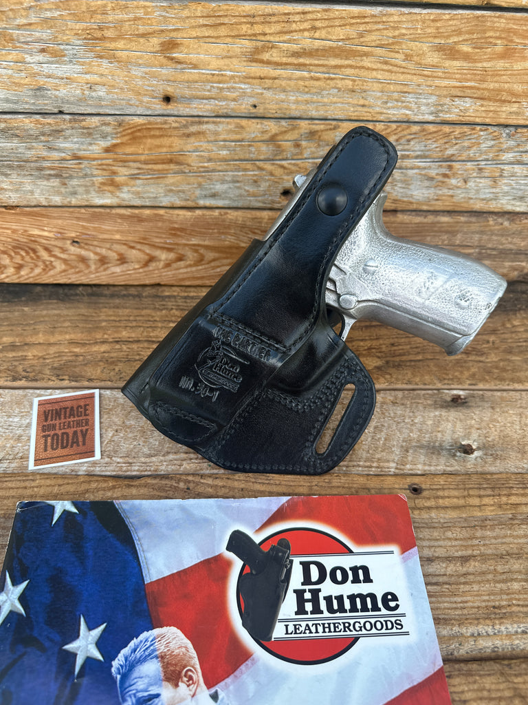 Don Hume Black Leather Cross Holster For Sig Sauer P228 P229 228 229