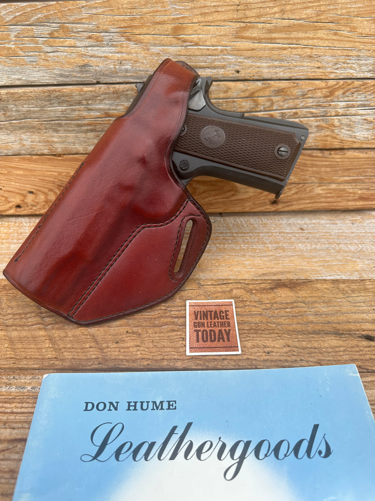 Don Hume Brown Leather Cross Holster For Colt Government Combat Elite MK V 5"