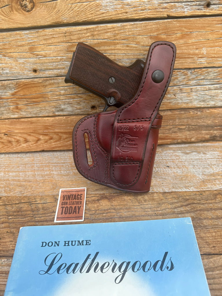 Don Hume H722 Natural Brown Leather OWB Holster For Sig P239 9 .40