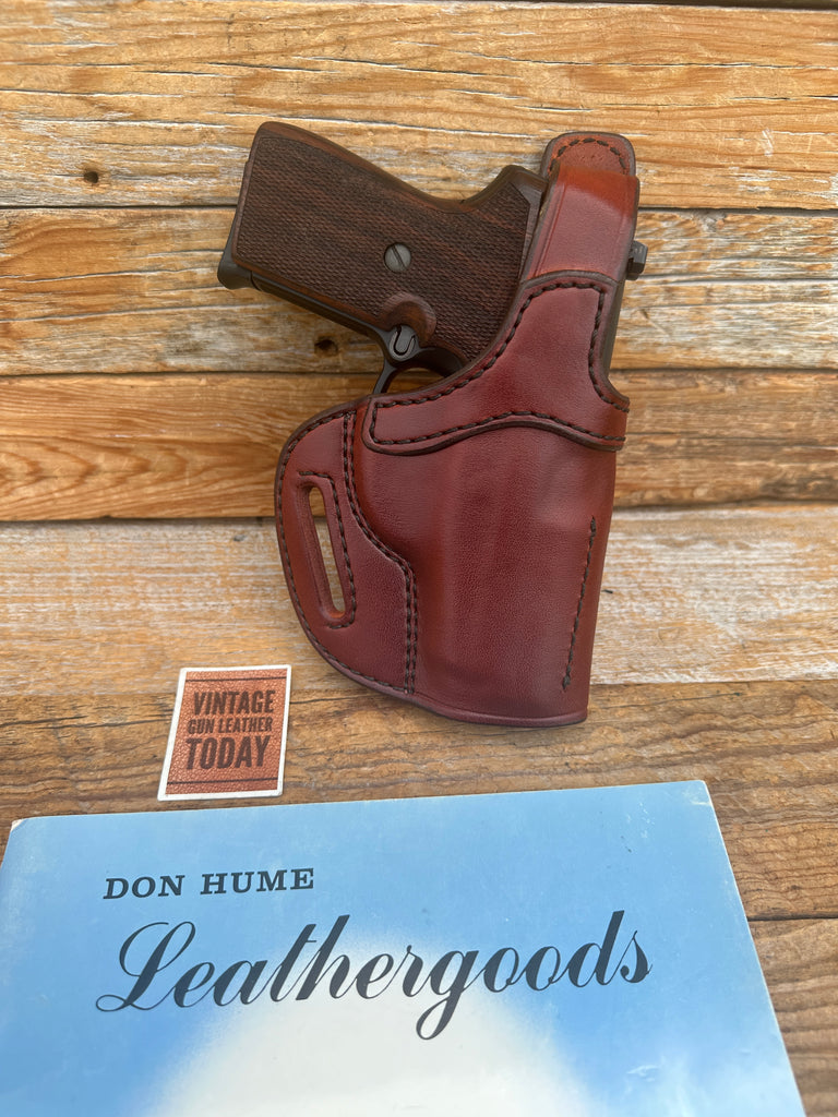 Don Hume H722 Natural Brown Leather OWB Holster For Sig P239 9 .40