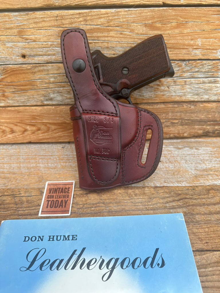 Don Hume H722 Natural Brown Leather OWB Holster For Sig P239 9 .40