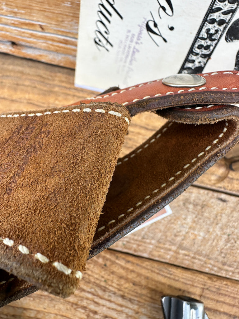 Alfonsos Brown Suede Lined Holster for S&W K Frame 4" Medium Revolver 12 15 19