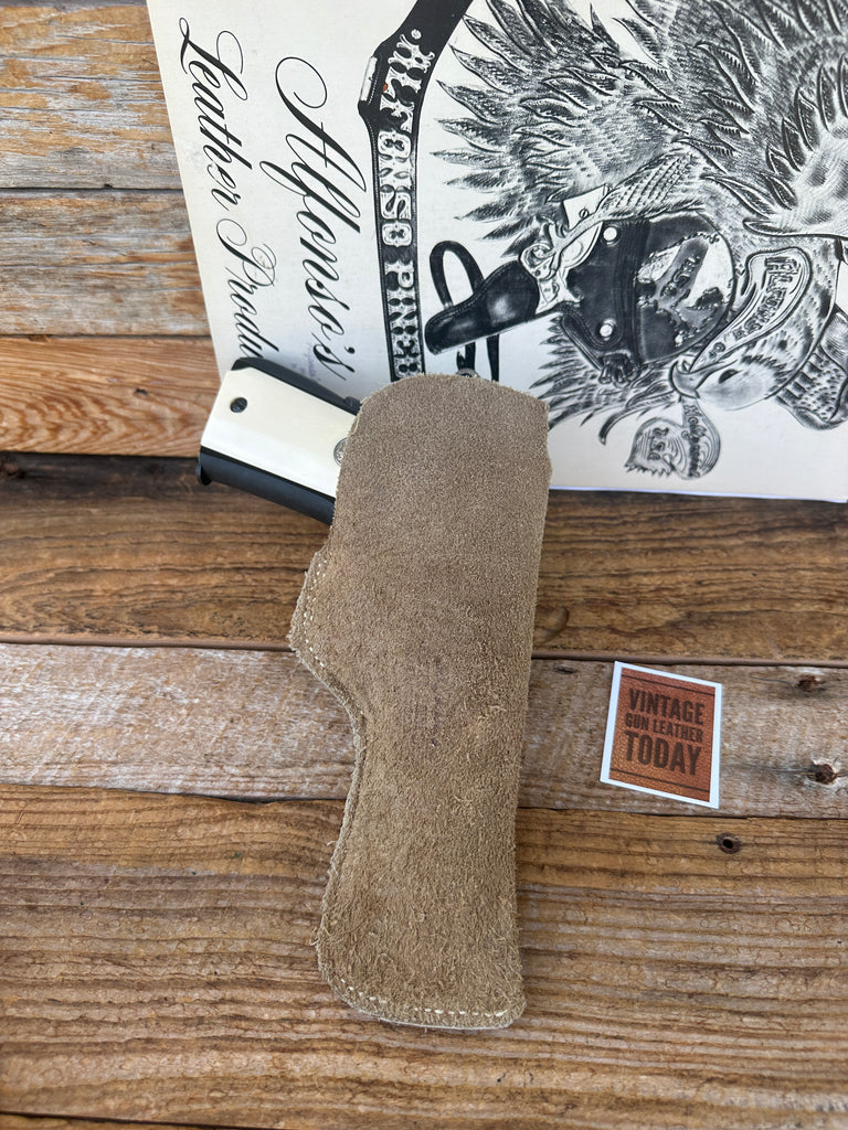 Alfonsos J17 Tan Brown Leather IWB  Holster for Colt 1911 Government 5" Left