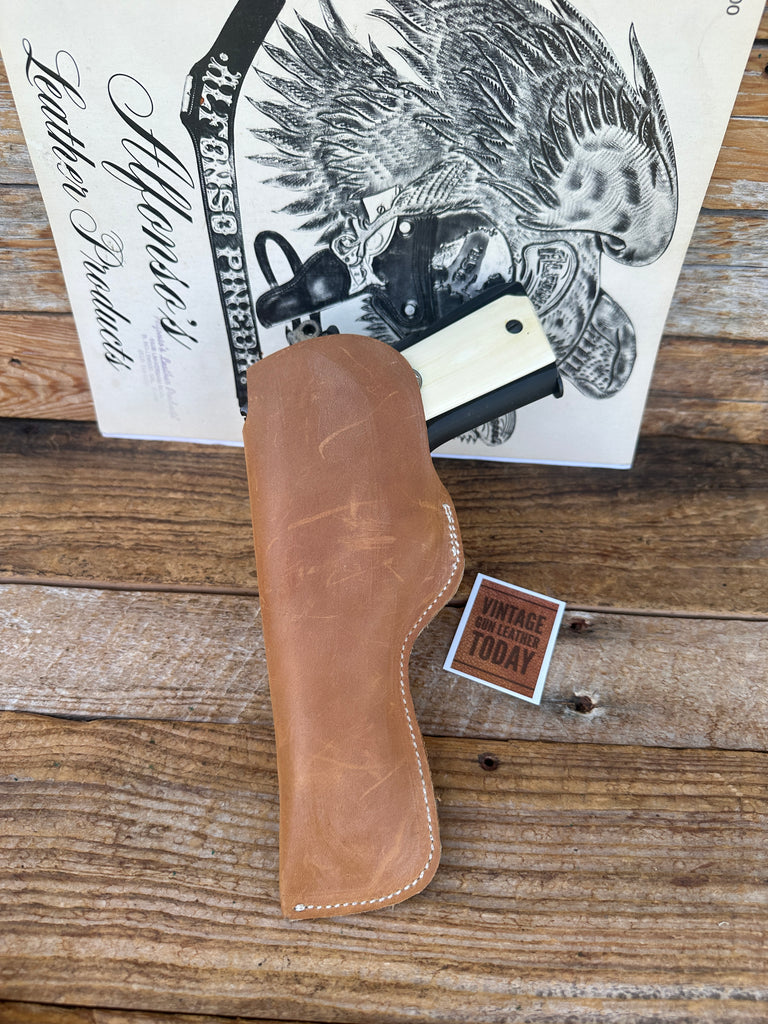 Alfonsos J17 Light Brown Leather IWB  Holster for Colt 1911 Government 5" #1