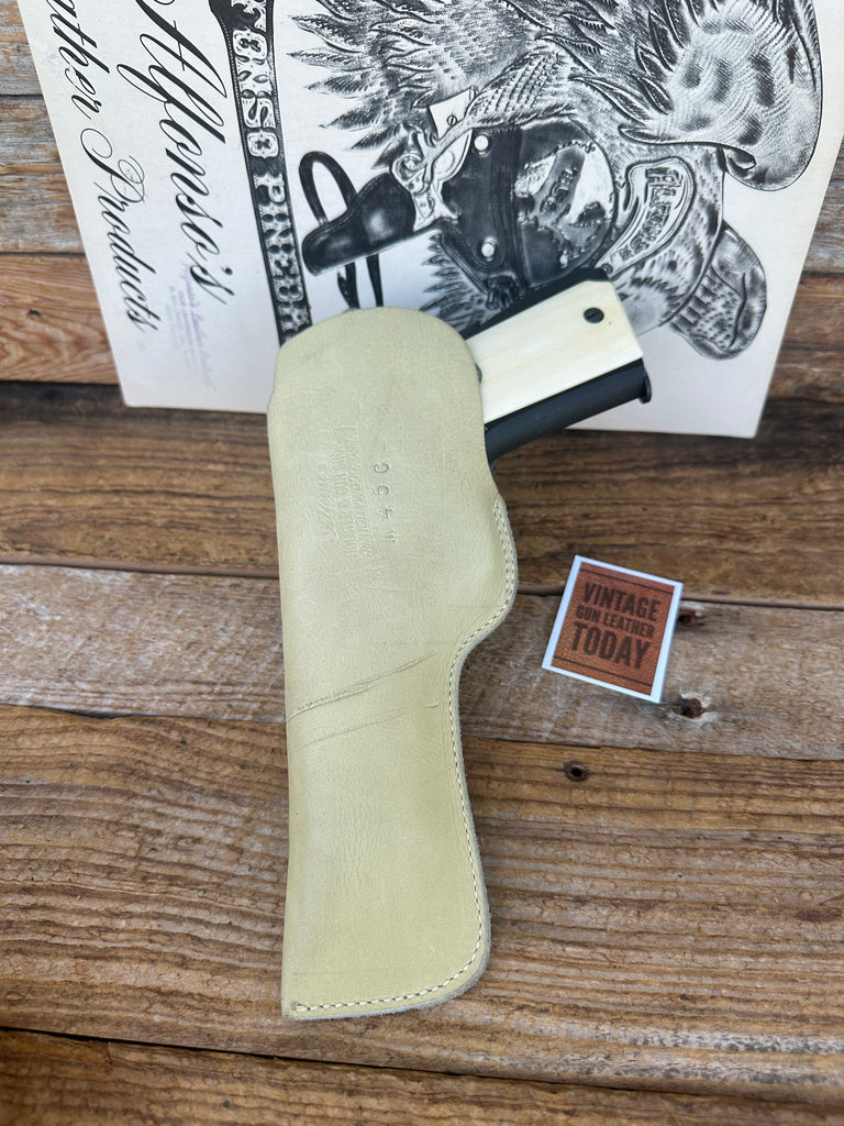 Alfonsos J17 Cream Leather IWB  Holster for Colt 1911 Government 5"