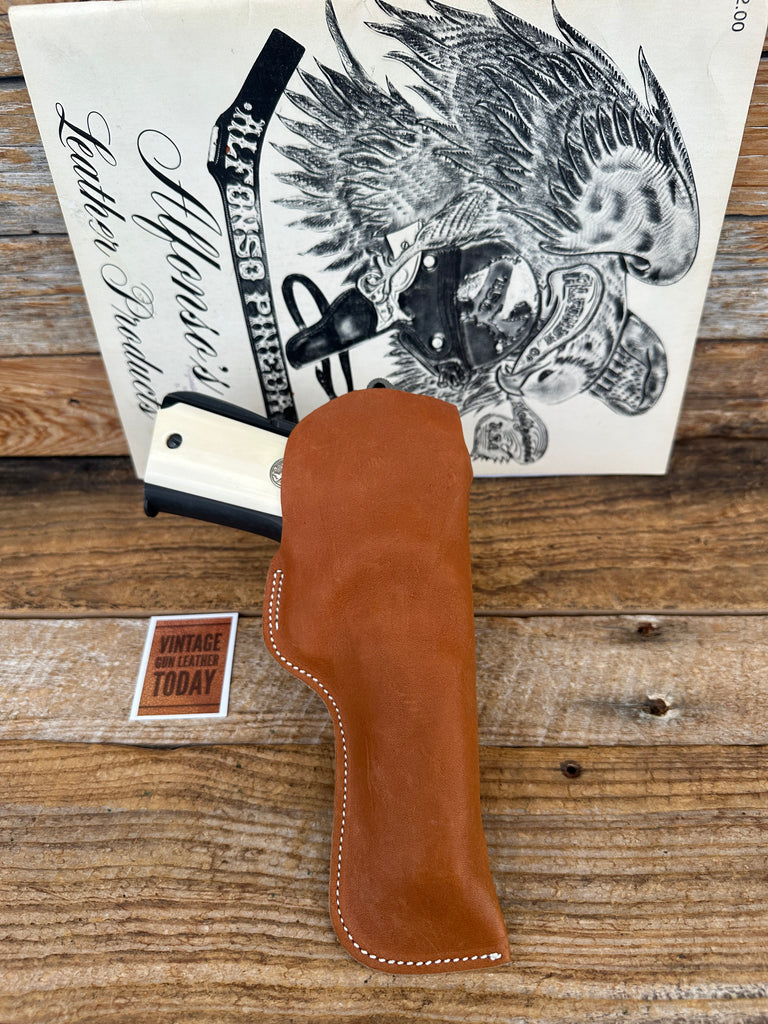 Vintage Alfonsos J17 Brown Leather IWB Holster for Colt 1911 Government 5"