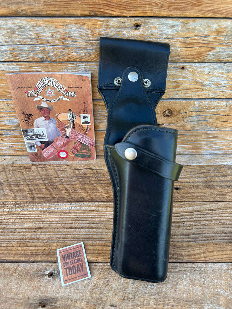 Tex Shoemaker 37S PPC Leather Swivel Competition Holster For S&W K 6" Revolver