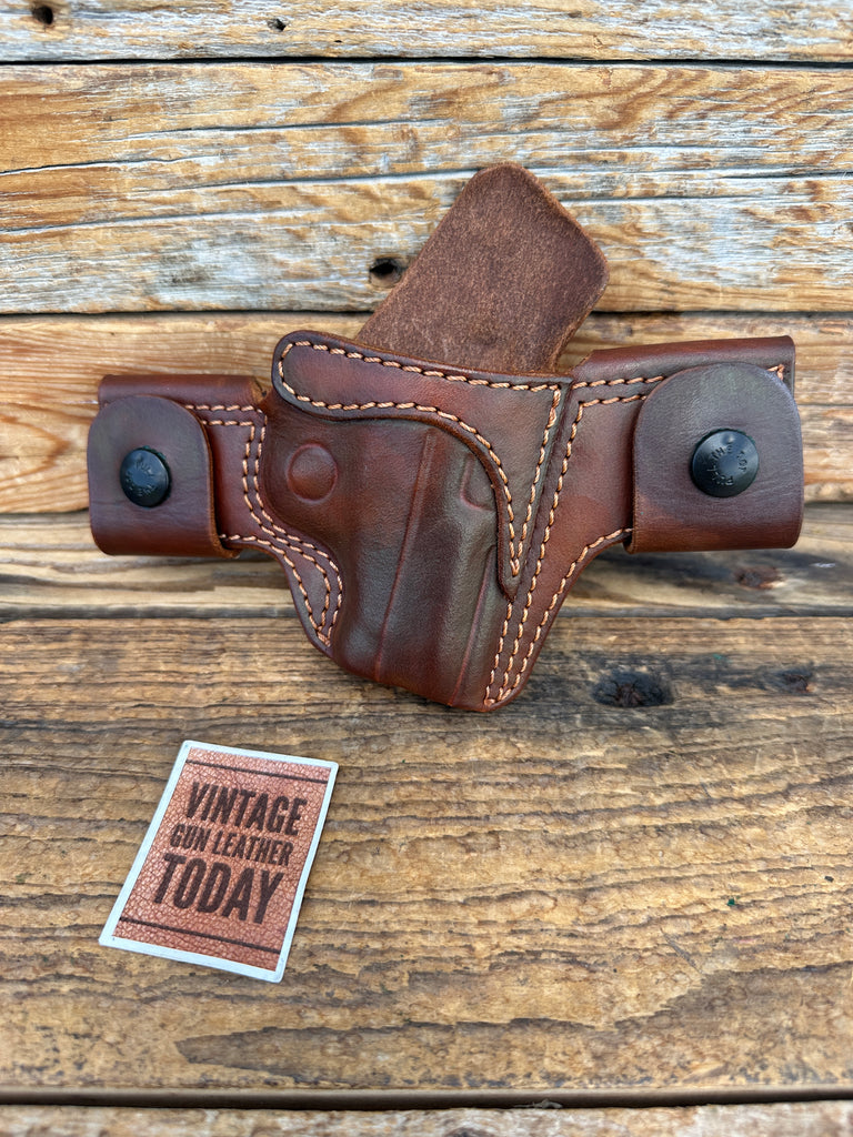 Palmetto Leather Works Brown Leather OWB Holster for S&W Bodyguard Auto