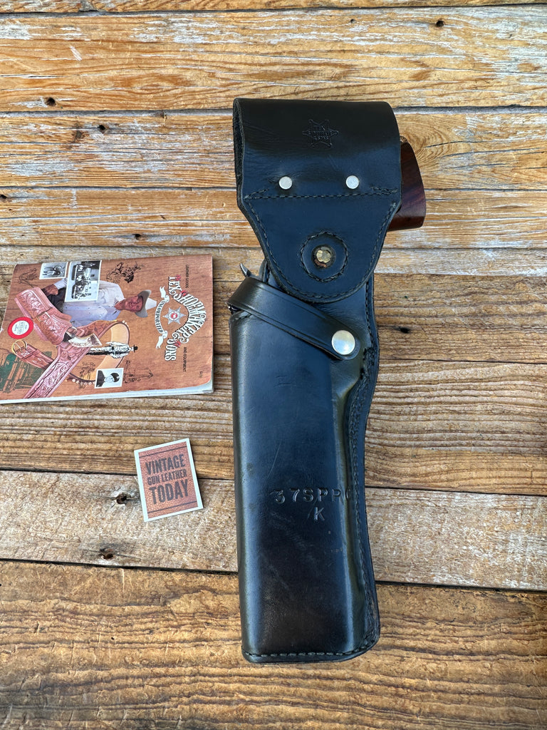 Tex Shoemaker 37S PPC Leather Swivel Competition Holster For S&W K 6" Revolver