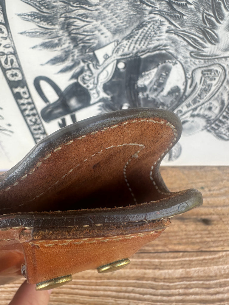 Vintage Alfonsos Brown Leather Lined IWB Holster for Colt Government 45 1911
