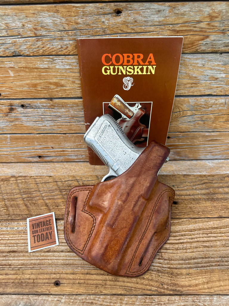 Vintage Cobra Brown Leather OWB Holster For GLOCK 19 23 32 G19 G23 G32 Right