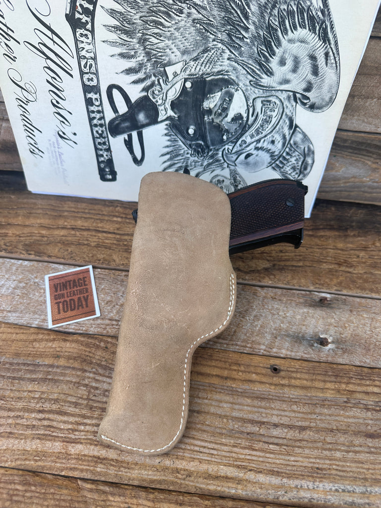 Alfonsos  Brown Leather IWB Holster For S&W 59 or 39 With Round Trigger Right #3