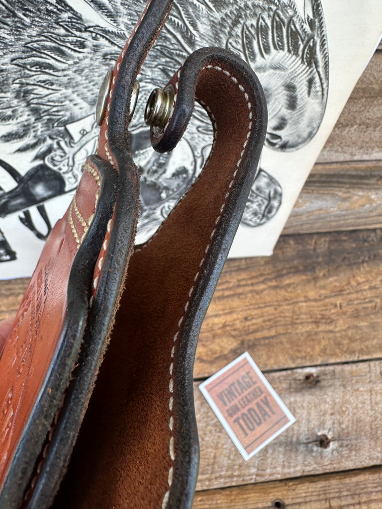 Alfonsos Brown Leather Suede Lined Holster For Browning Sauer Strong Cross RT