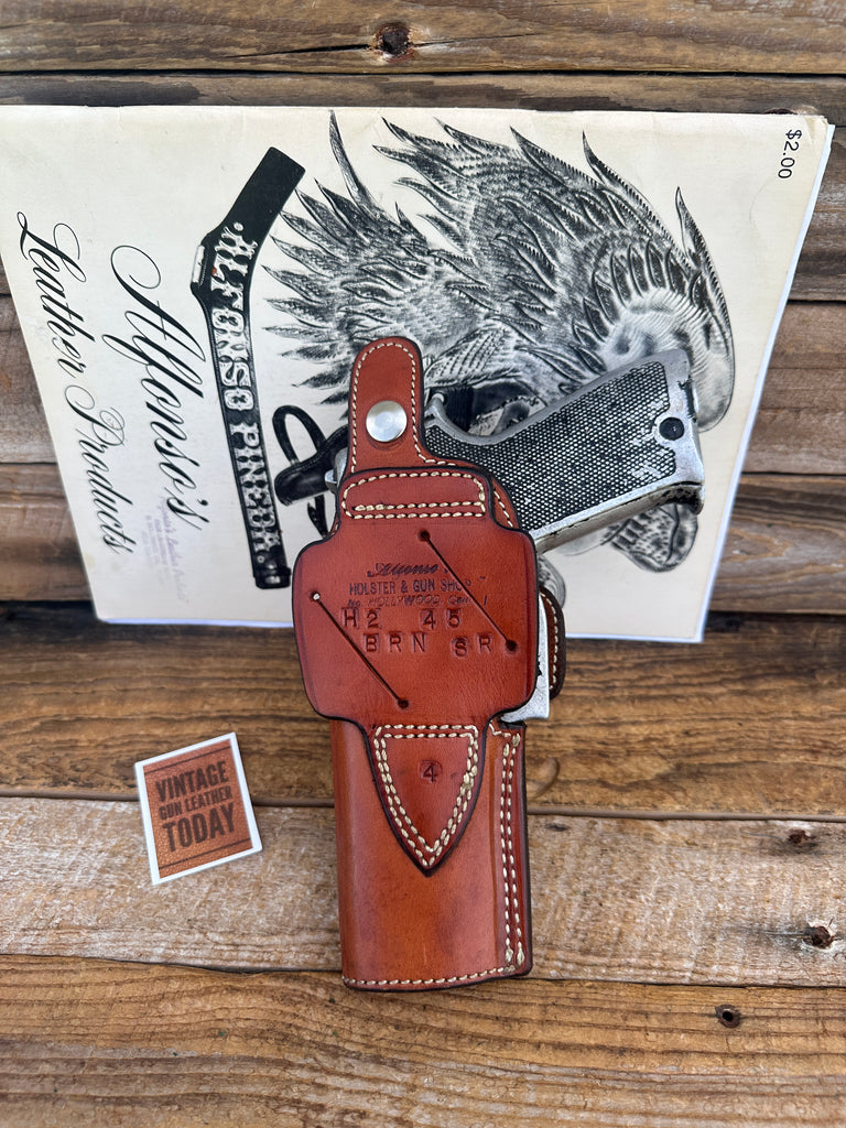 Alfonsos Brown Leather Suede Lined Holster For Browning Sauer Strong Cross RT