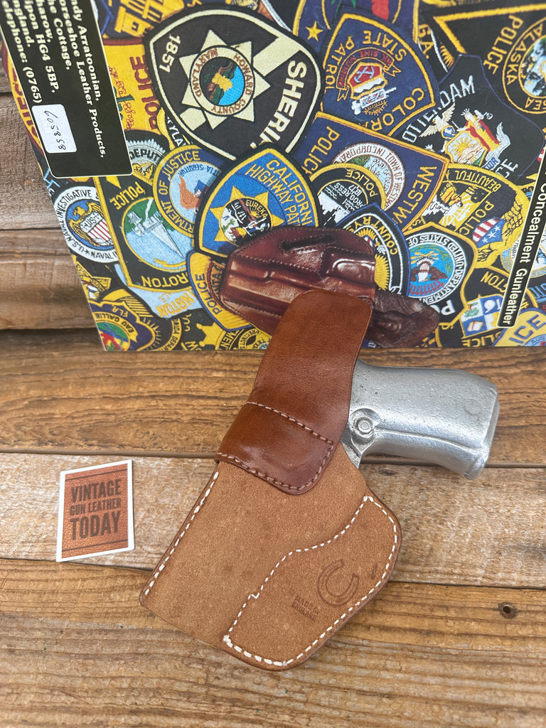 Andy Arratoonian Horseshoe Leather IWB Holster For Beretta Cheetah Round Trigger