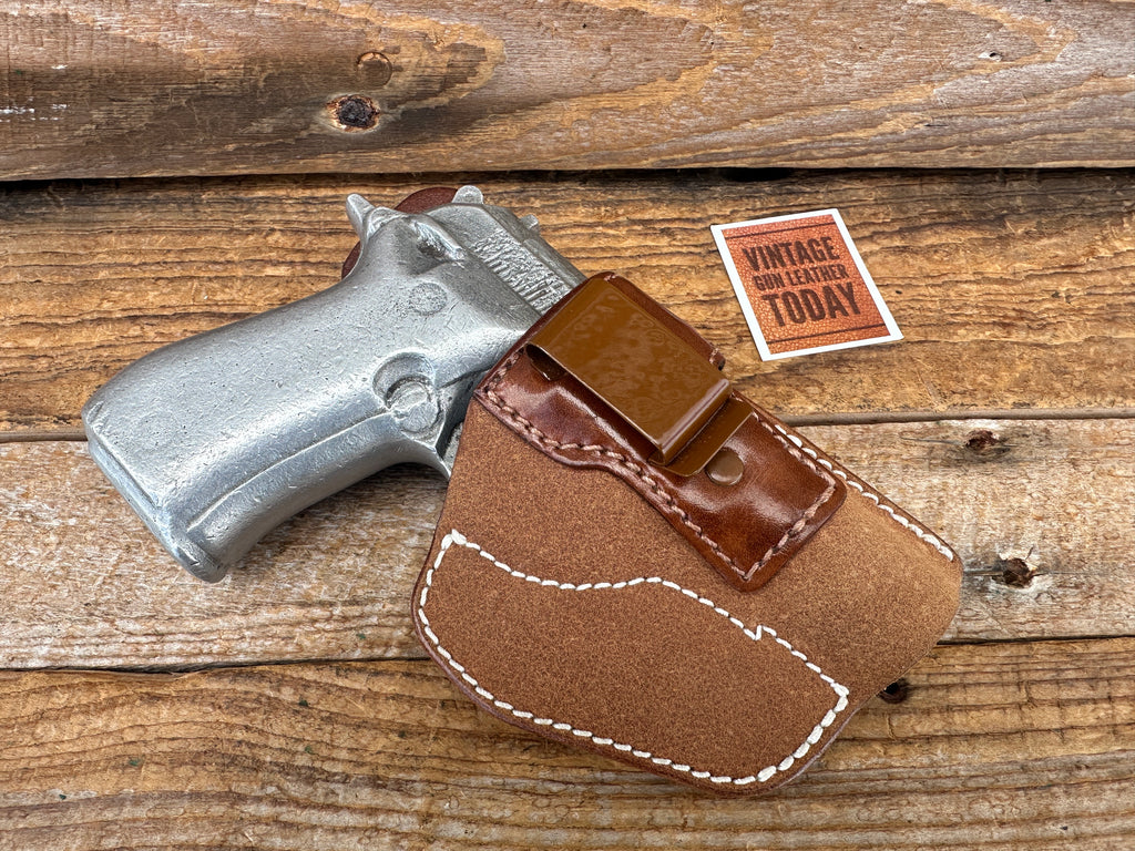 Andy Arratoonian Horseshoe Leather IWB Holster For Beretta Cheetah Round Trigger