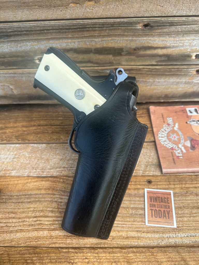 Vintage Tex Shoemaker 45 Jordan Style Holster For 45 1911 5" Government Right