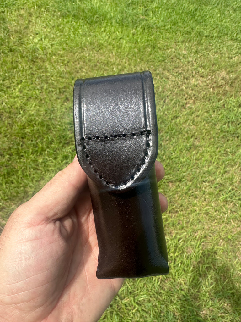 Don Hume Brown Leather Police Duty OC Mace Holder For MK3 MK III Sabre Hook Loop