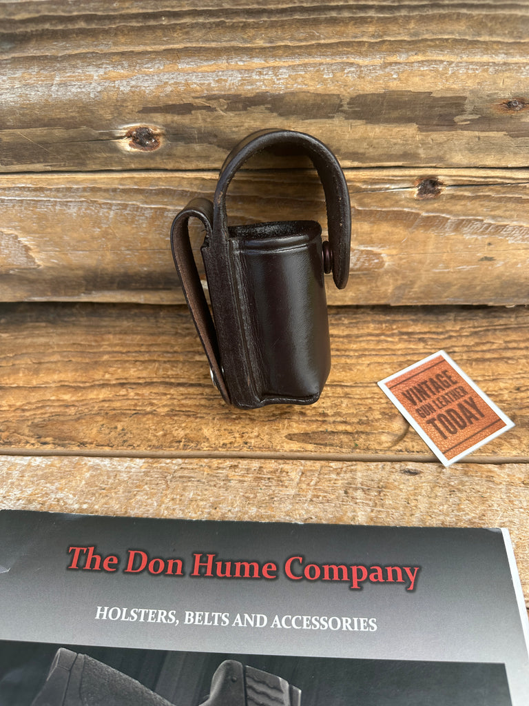 Don Hume Brown Leather Police Duty OC Mace Holder For MK3 MK III Sabre Hidden SN
