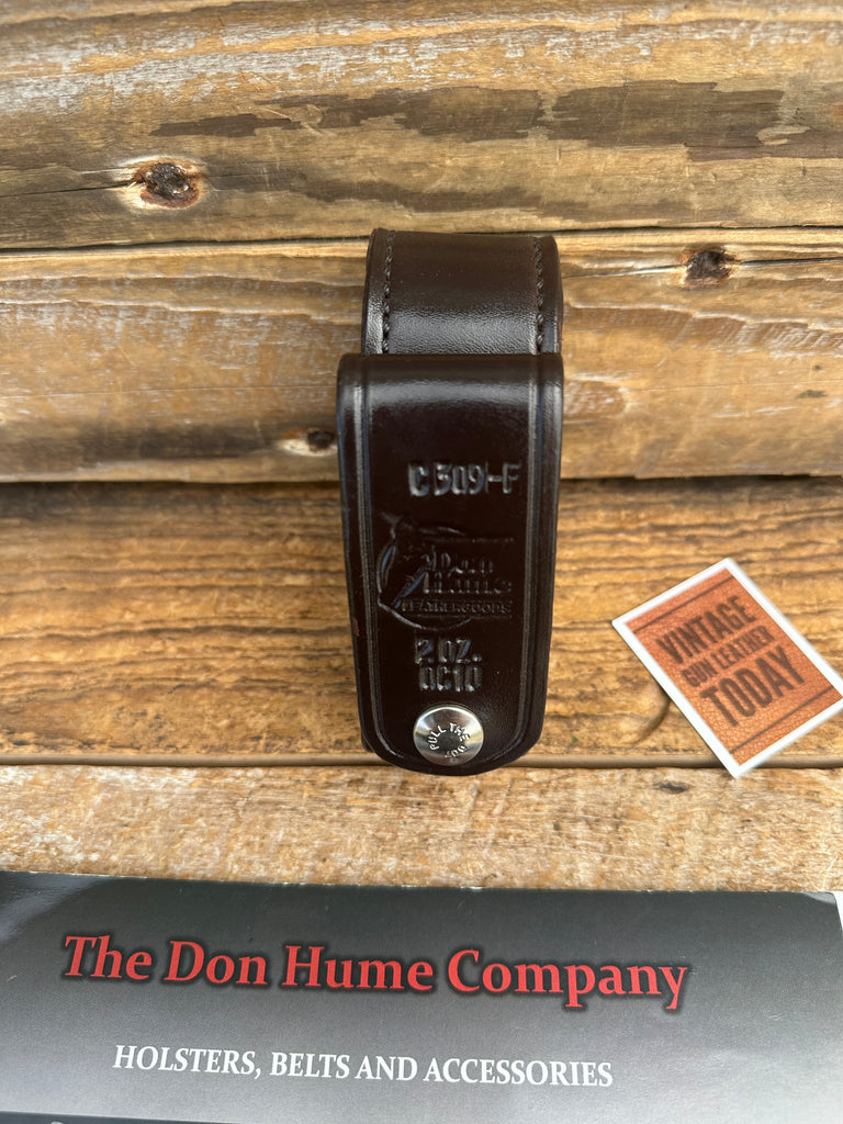 Don Hume Brown Leather Police Duty OC Mace Holder For MK3 MK III Sabre Hidden SN
